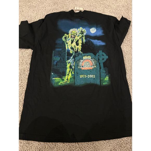 Rare NWT Deadstock Y2K 2002 Vintage 30th Anniversary Knotts Scary Farm Shirt - Picture 1 of 6